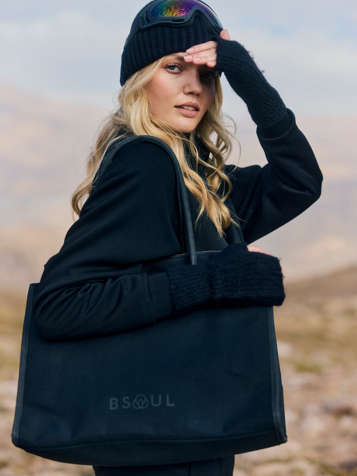 Bolso Mujer Creta Negro Bsoul
