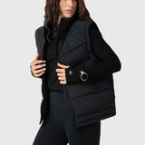 Parka Mujer Sleeveles Negra Bsoul