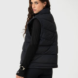 Parka Mujer Sleeveles Negra Bsoul