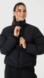 Parka Mujer Puffa Negra Bsoul