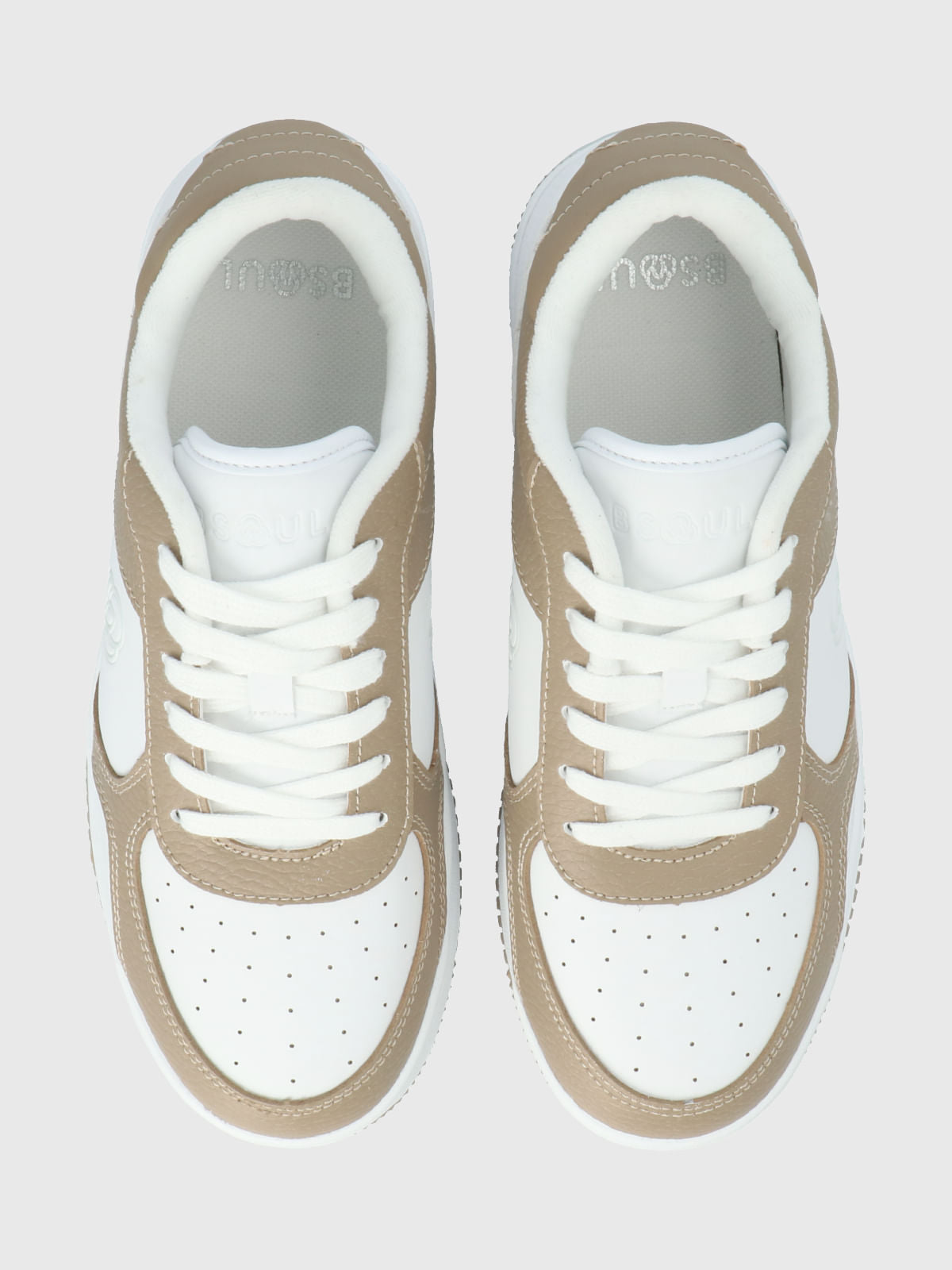 Zapatilla Mujer Alyson II Blanca/ Beige Bsoul