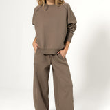 Poleron Mujer Balloon Taupe BSoul