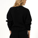 Poleron Mujer Balloon Negro BSoul