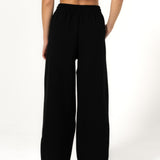 Pantalón Mujer Balloon Negro Bsoul