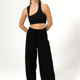 Pantalón Mujer Balloon Negro Bsoul