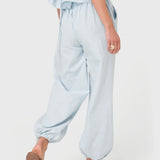 Pantalón Lino Celeste Bsoul