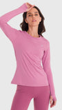 Polera Mujer First Layer Rosado Claro Bsoul