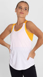Polera Mujer Training Tank Blanco Bsoul