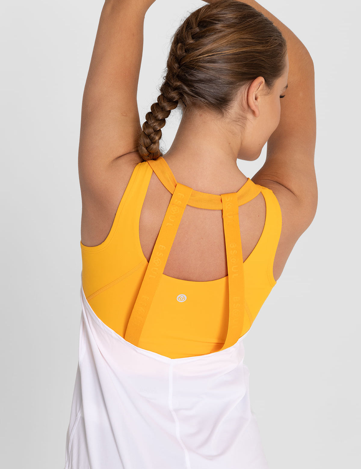 Polera Mujer Training Tank Blanco Bsoul