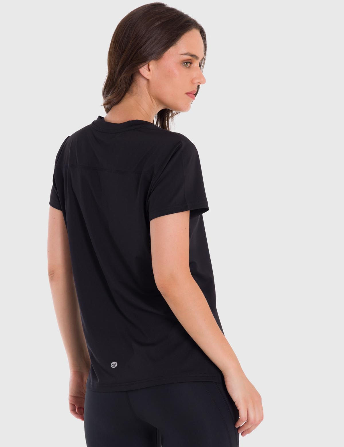 Polera Mujer V Neck Negro Bsoul