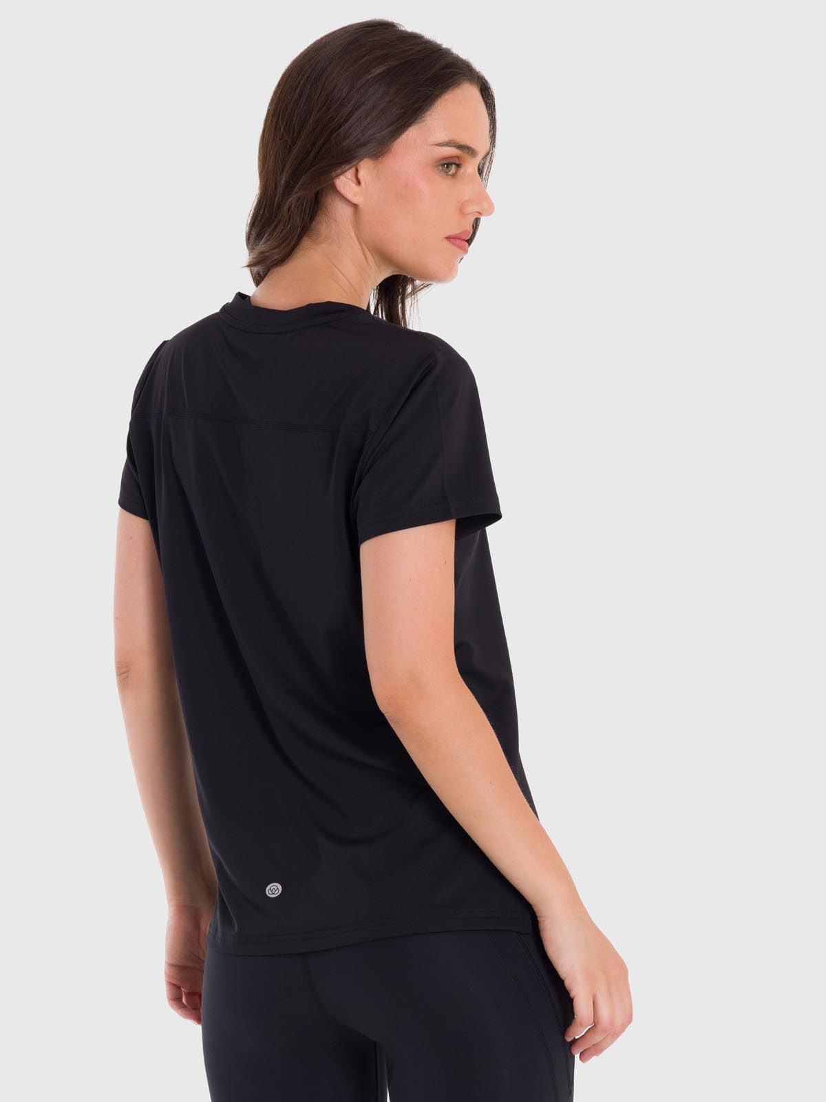 Polera Mujer V Neck Negro Bsoul