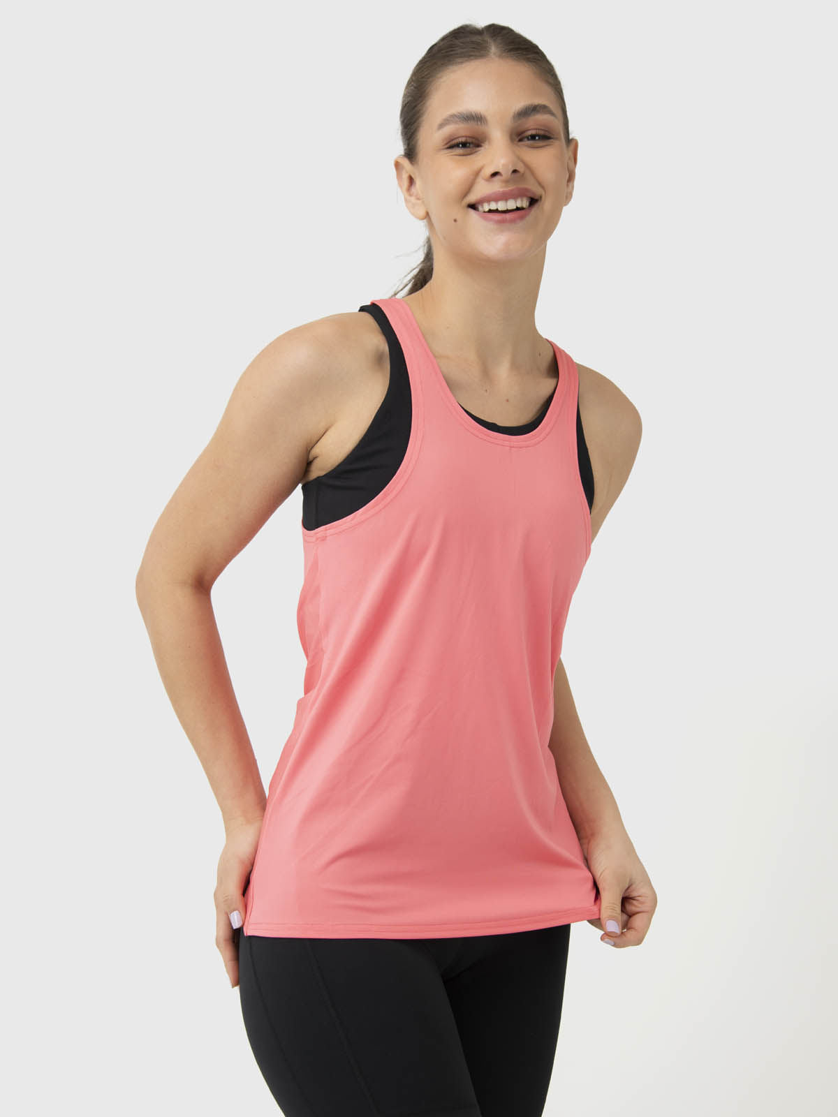 Polera Mujer Tank Cloe Coral Bsoul
