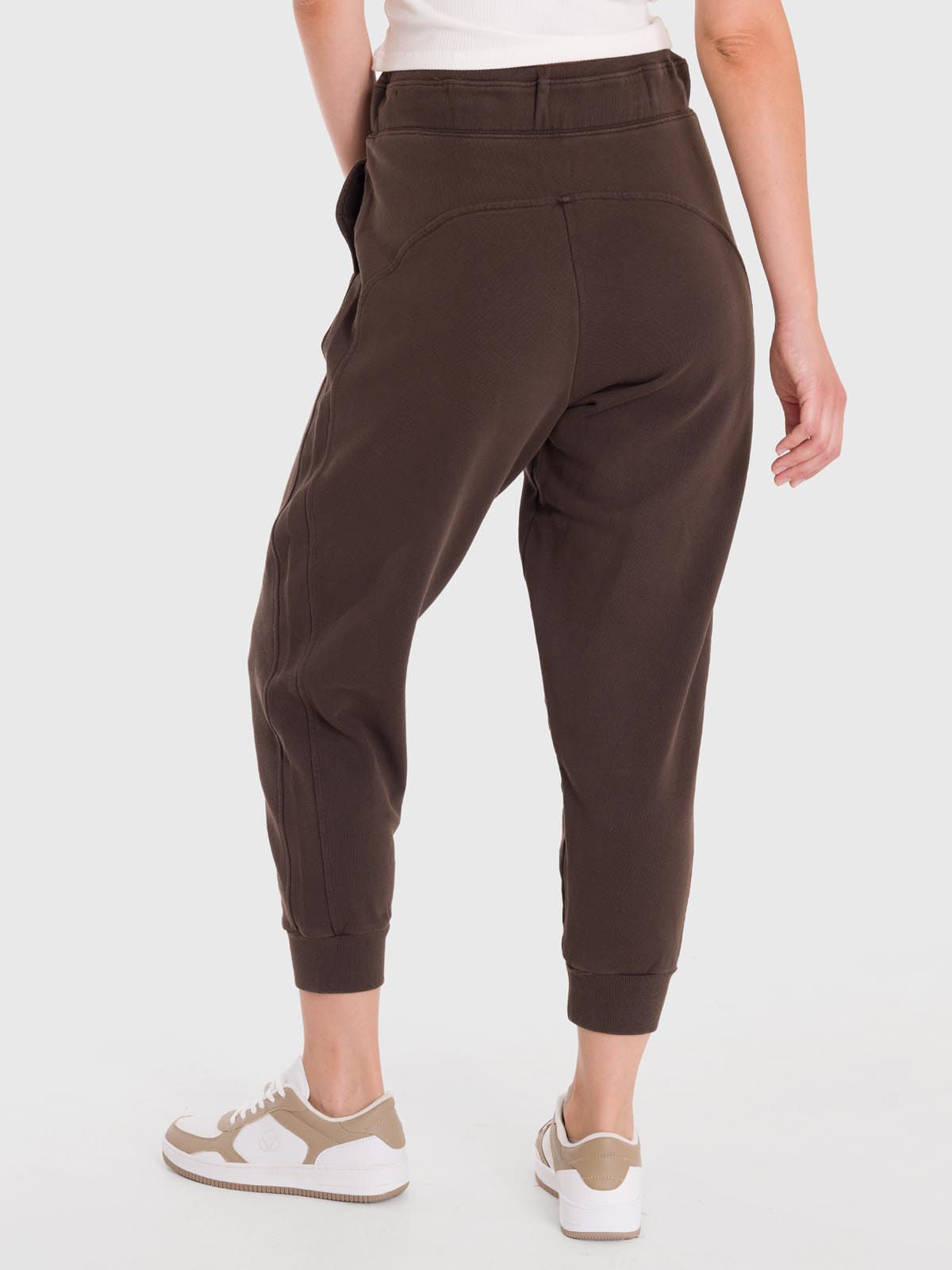 Pantalón Mujer Jogger Pant Creta Café Bsoul