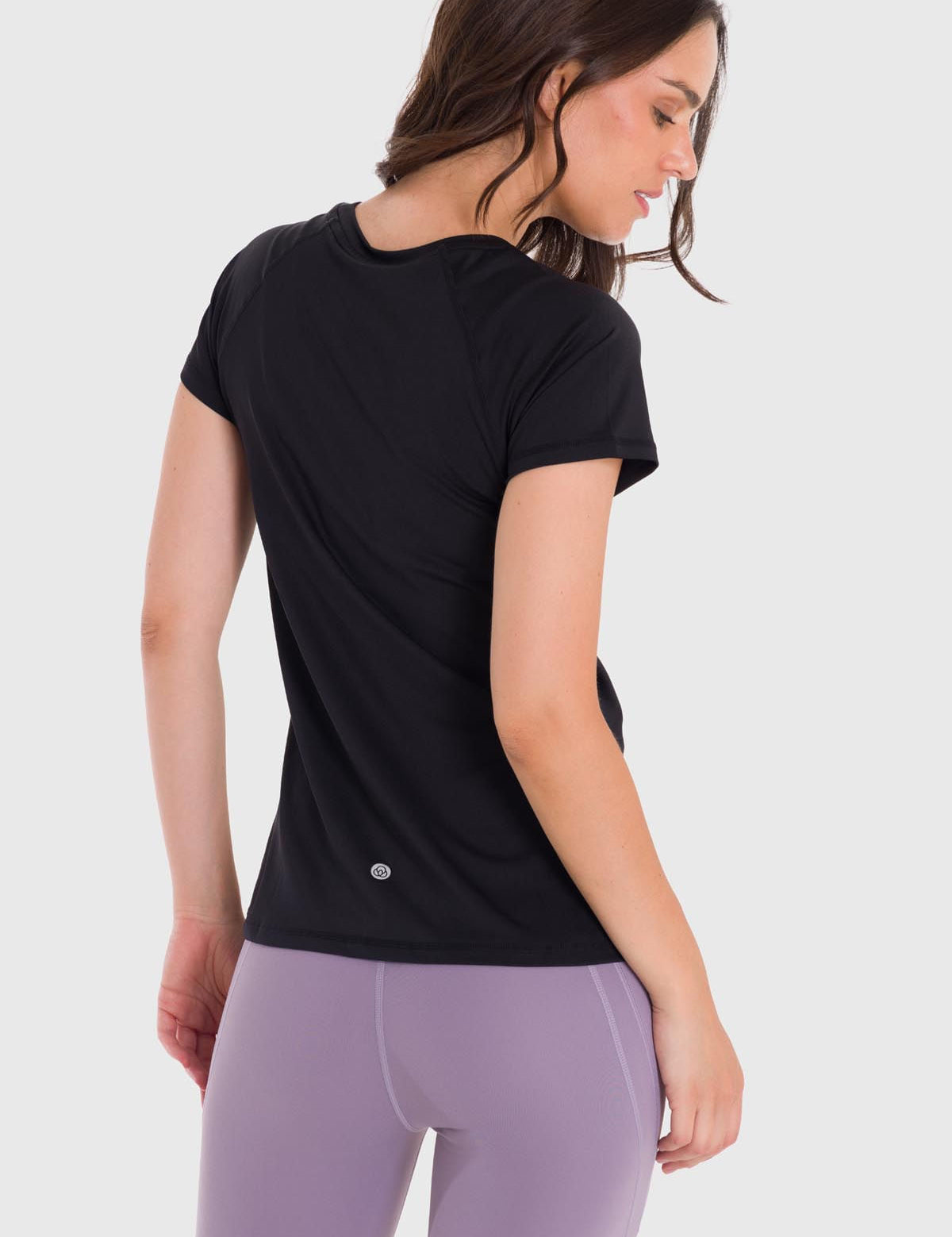 Polera MC Mujer T-Shirt Round Neck Negro Bsoul