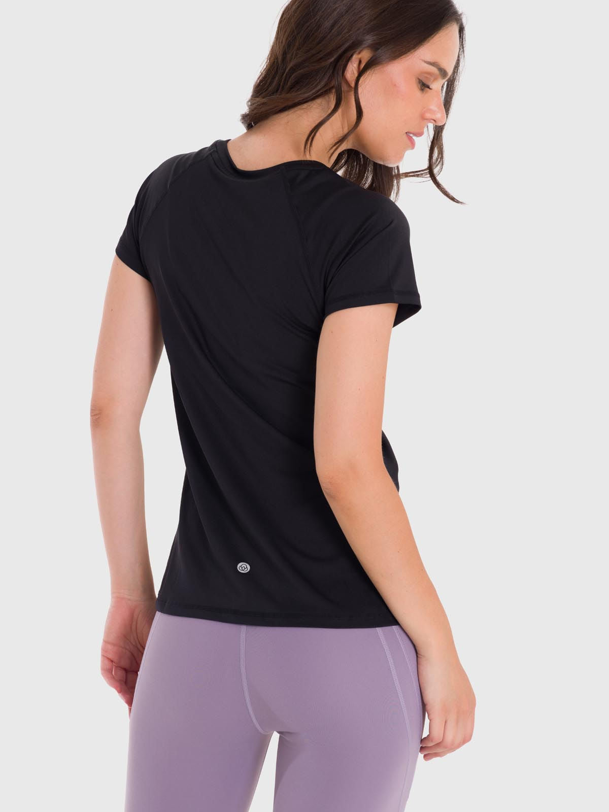 Polera MC Mujer T-Shirt Round Neck Negro Bsoul