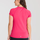 Polera Mujer Round Neck Roja Bsoul