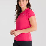 Polera Mujer Round Neck Roja Bsoul