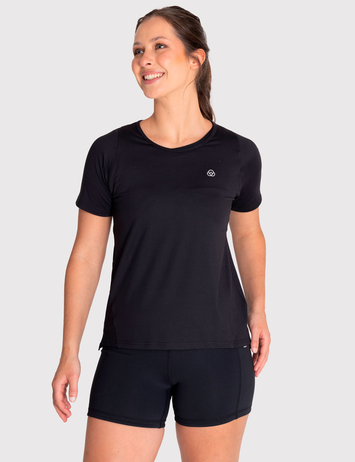 Polera Mujer Lisa Negra Bsoul