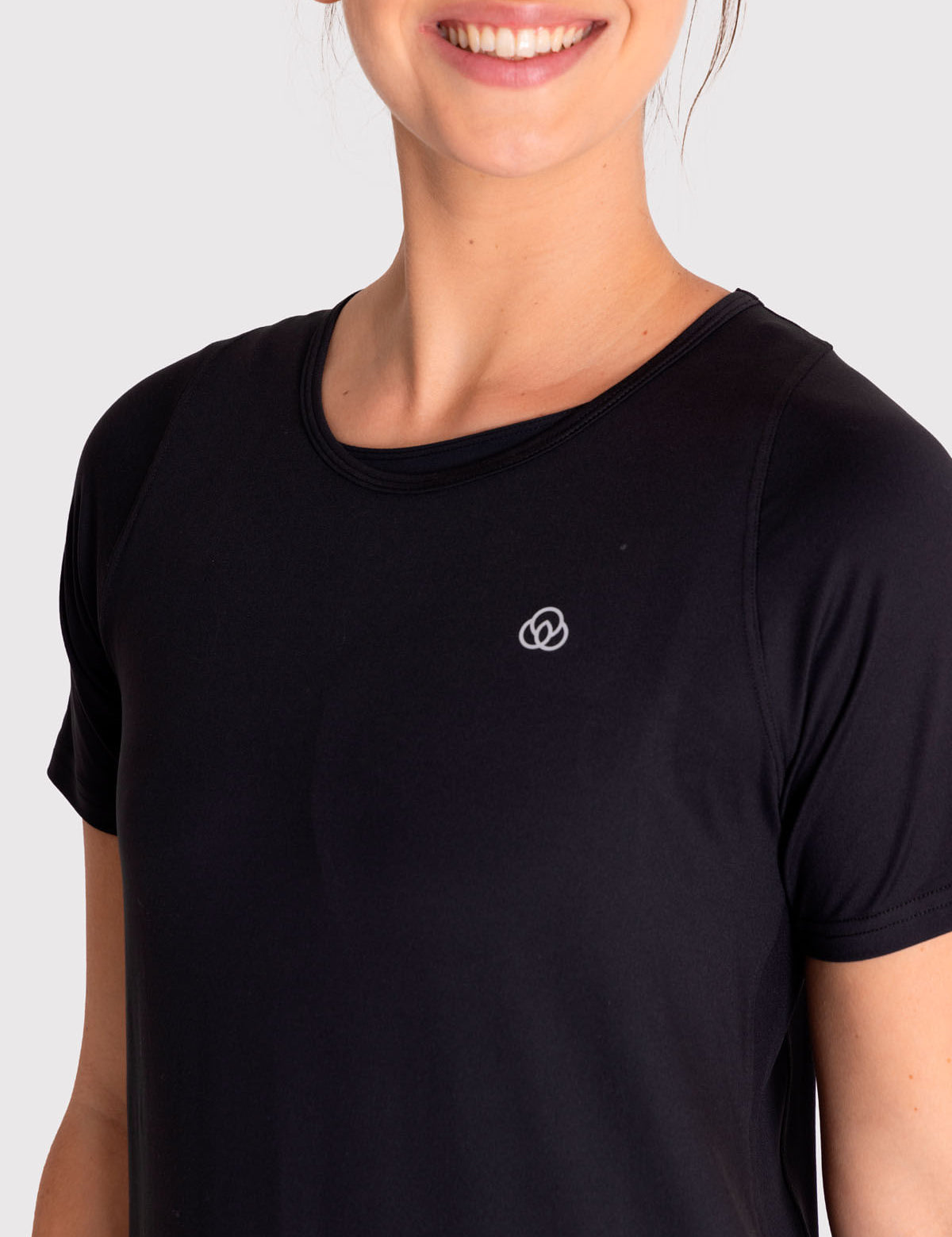 Polera Mujer Lisa Negra Bsoul