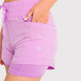 Short Mujer Aura Morado Bsoul