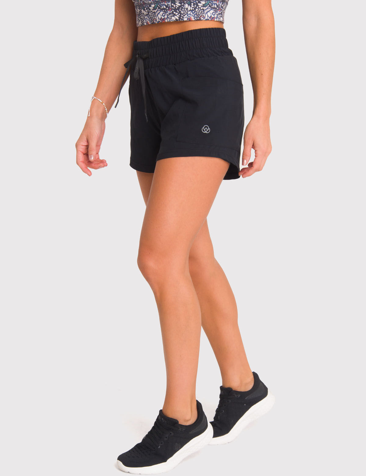 Calza Short Mujer W/Inn Leg Aura Negro Bsoul