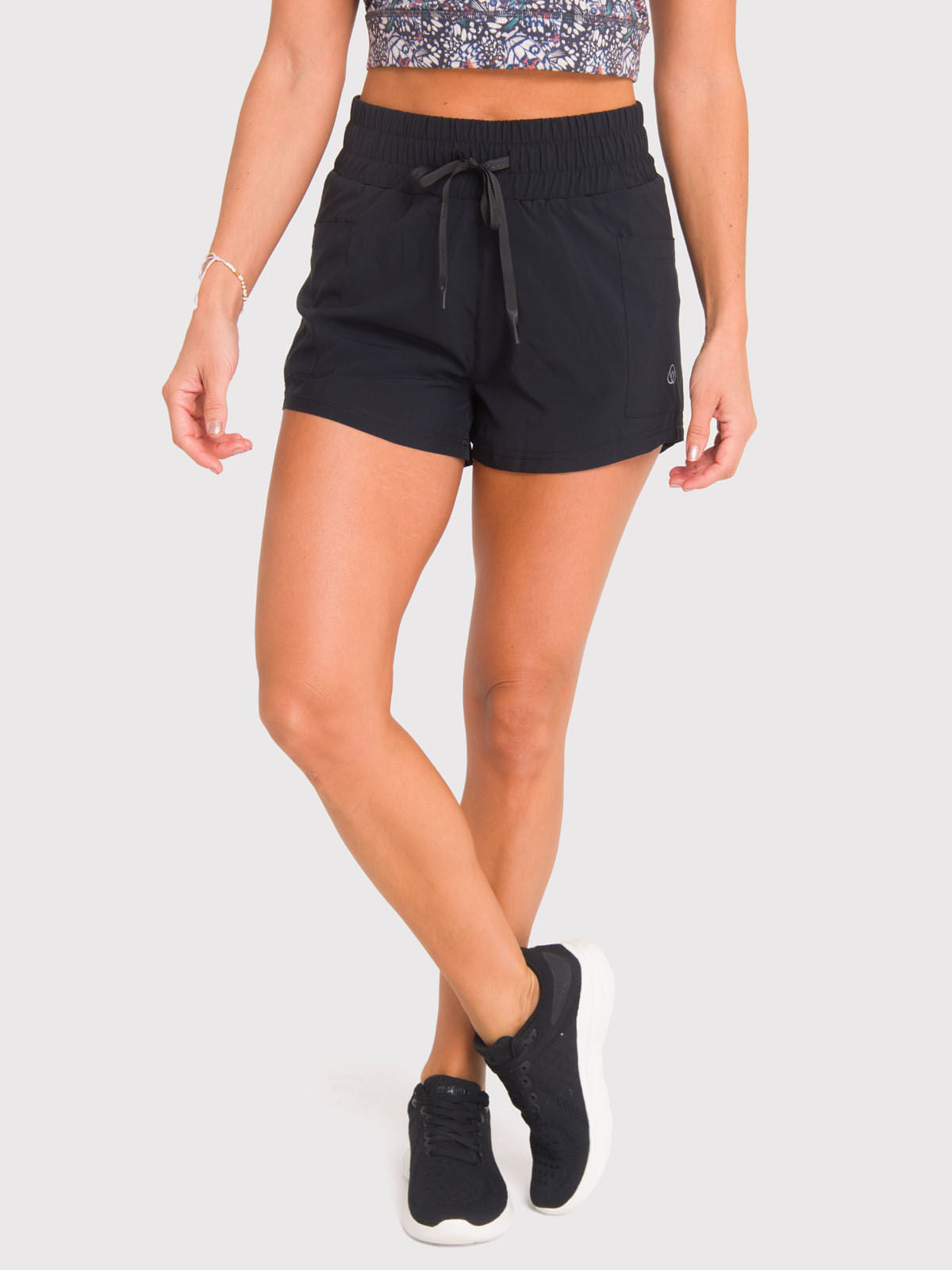 Calza Short Mujer W/Inn Leg Aura Negro Bsoul
