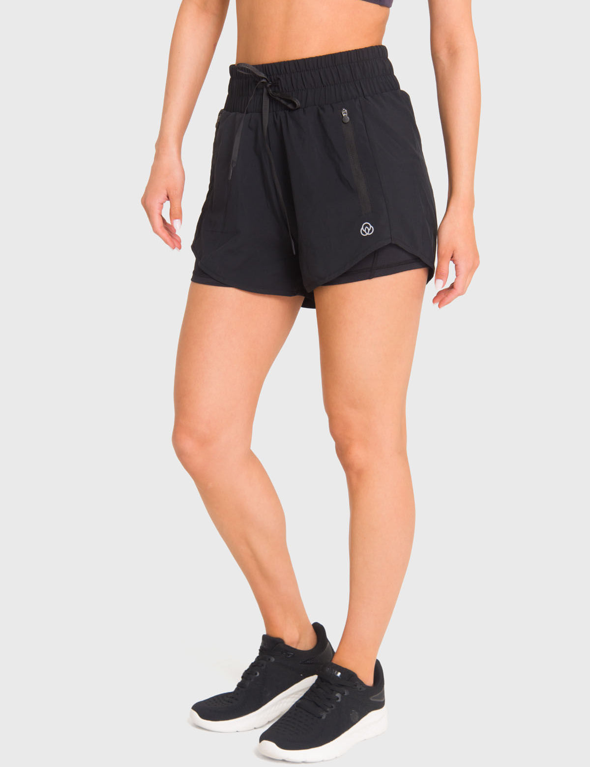 Short Mujer W/Inn Leg Zoe Negro Bsoul