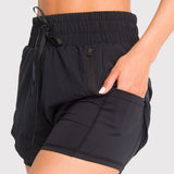 Short Mujer W/Inn Leg Zoe Negro Bsoul
