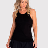 Polera Mujer Vest Irene Negra