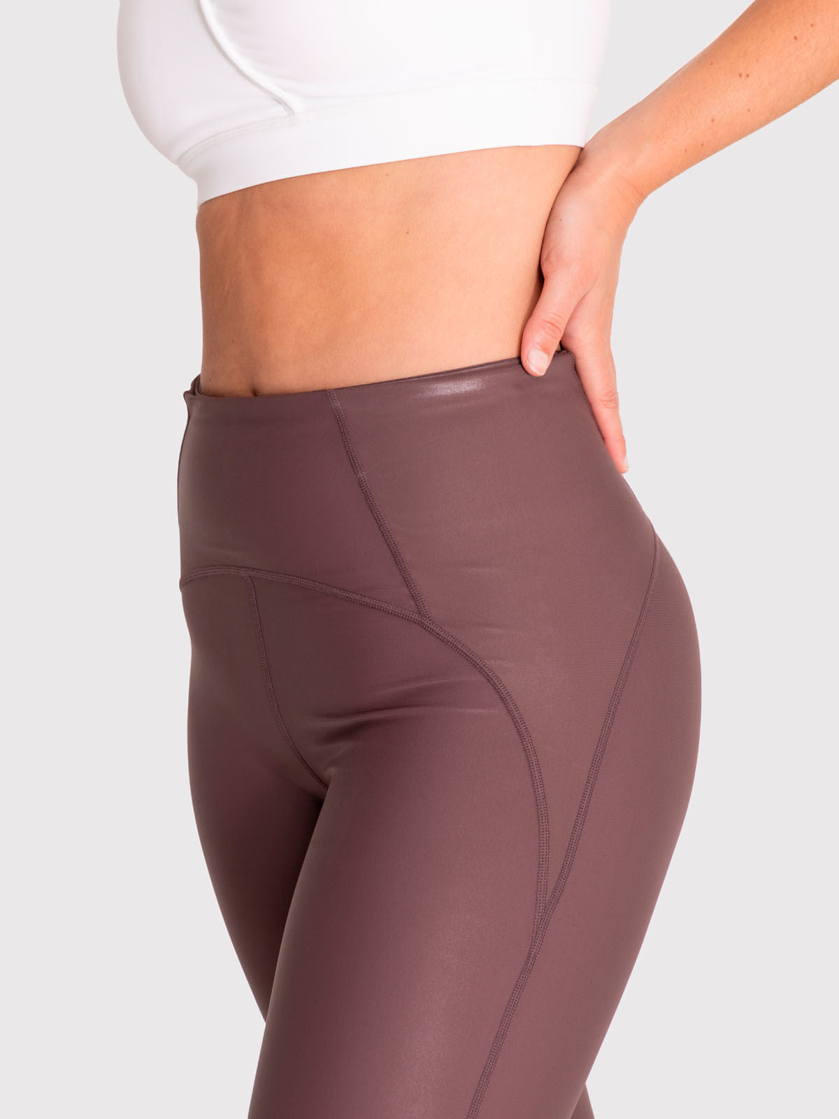 Calza Mujer Ankle Lea Café Bsoul