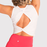 Polera Mujer Tank Rib Blanca Bsoul