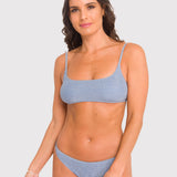 Top Bikini Mujer Darya Blue Shine Bsoul