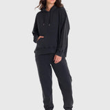 Polerón Mujer Hoodie Mich Negro Bsoul