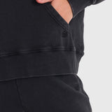 Polerón Mujer Hoodie Mich Negro Bsoul