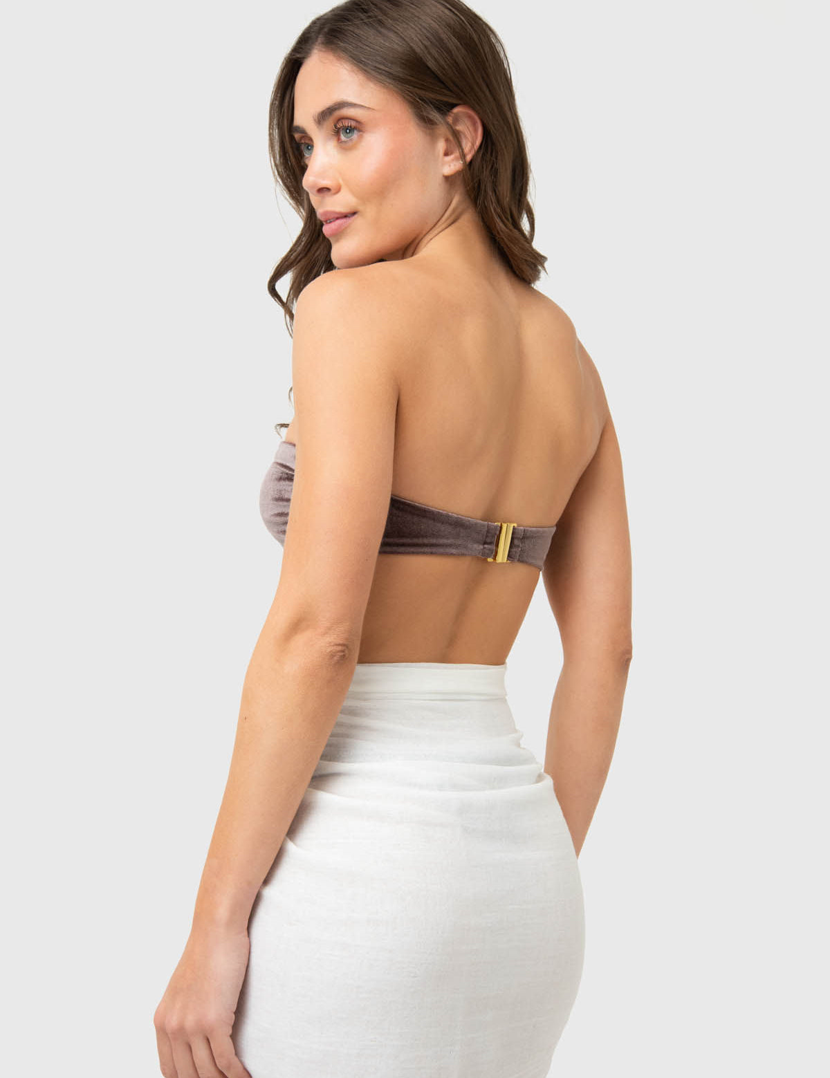 Top Bikini Mujer Lagoa Taupe Bsoul