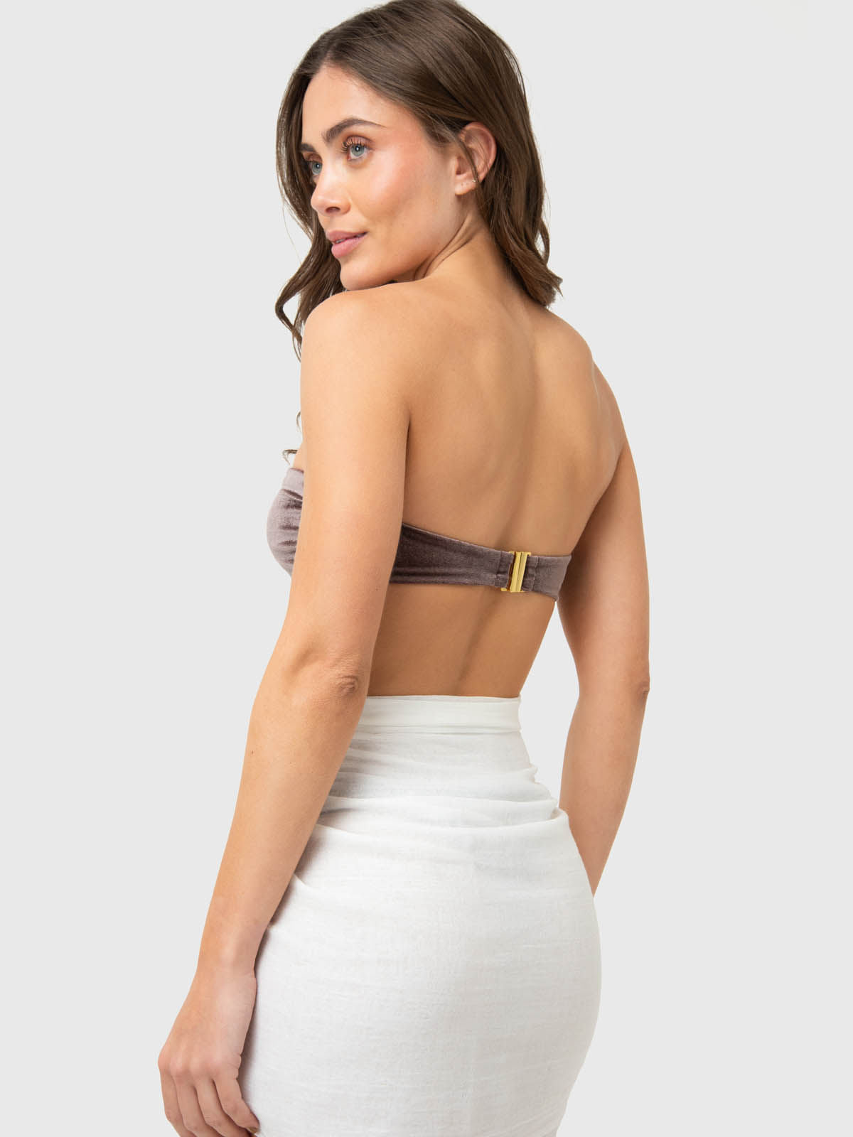 Top Bikini Mujer Lagoa Taupe Bsoul