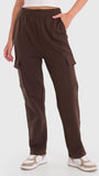 Pantalón Mujer Cargo Café Bsoul