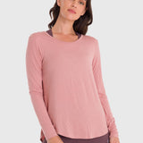 Polera Mujer Modal Round Neck Rosada Bsoul
