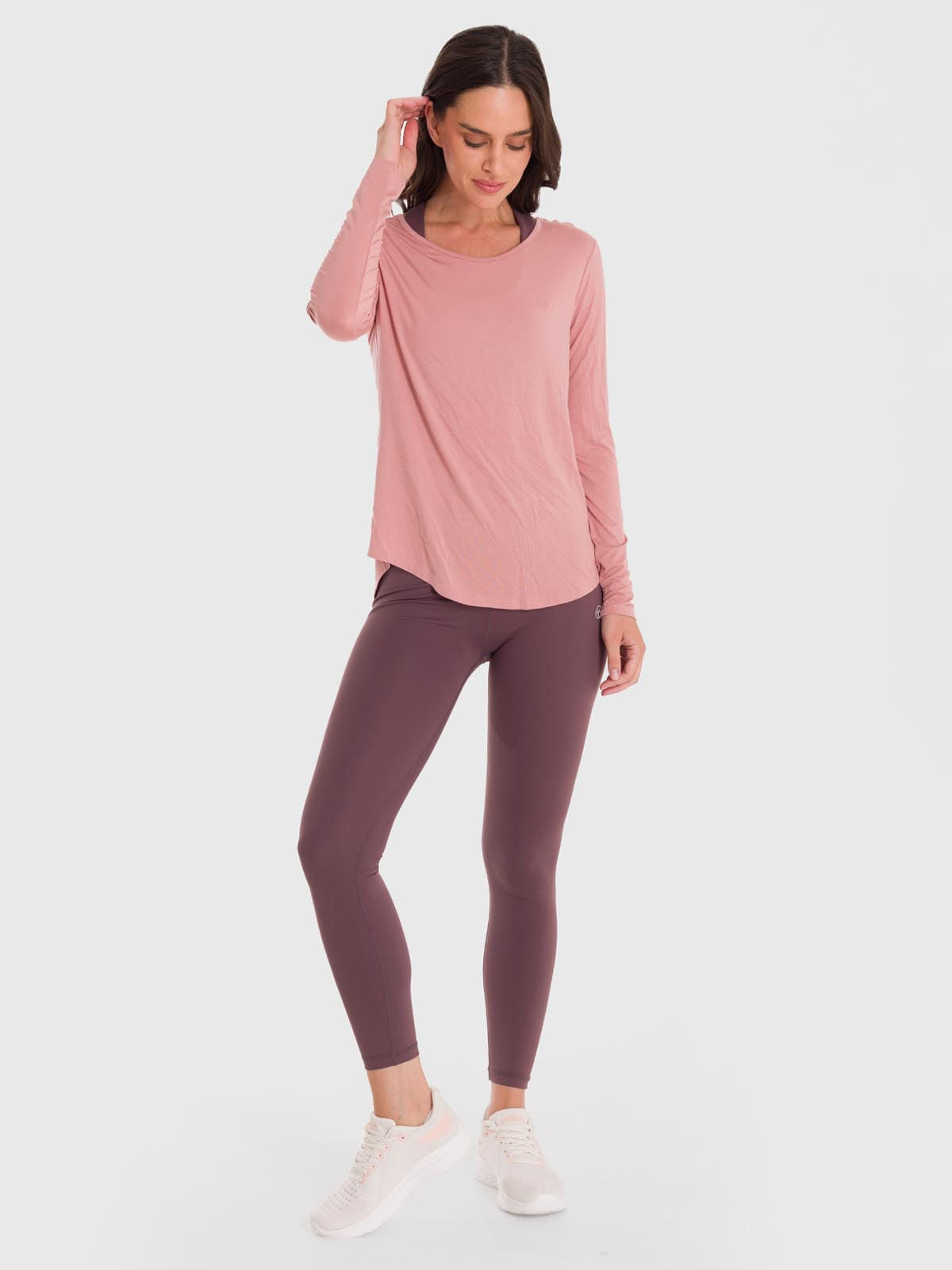 Polera Mujer Modal Round Neck Rosada Bsoul
