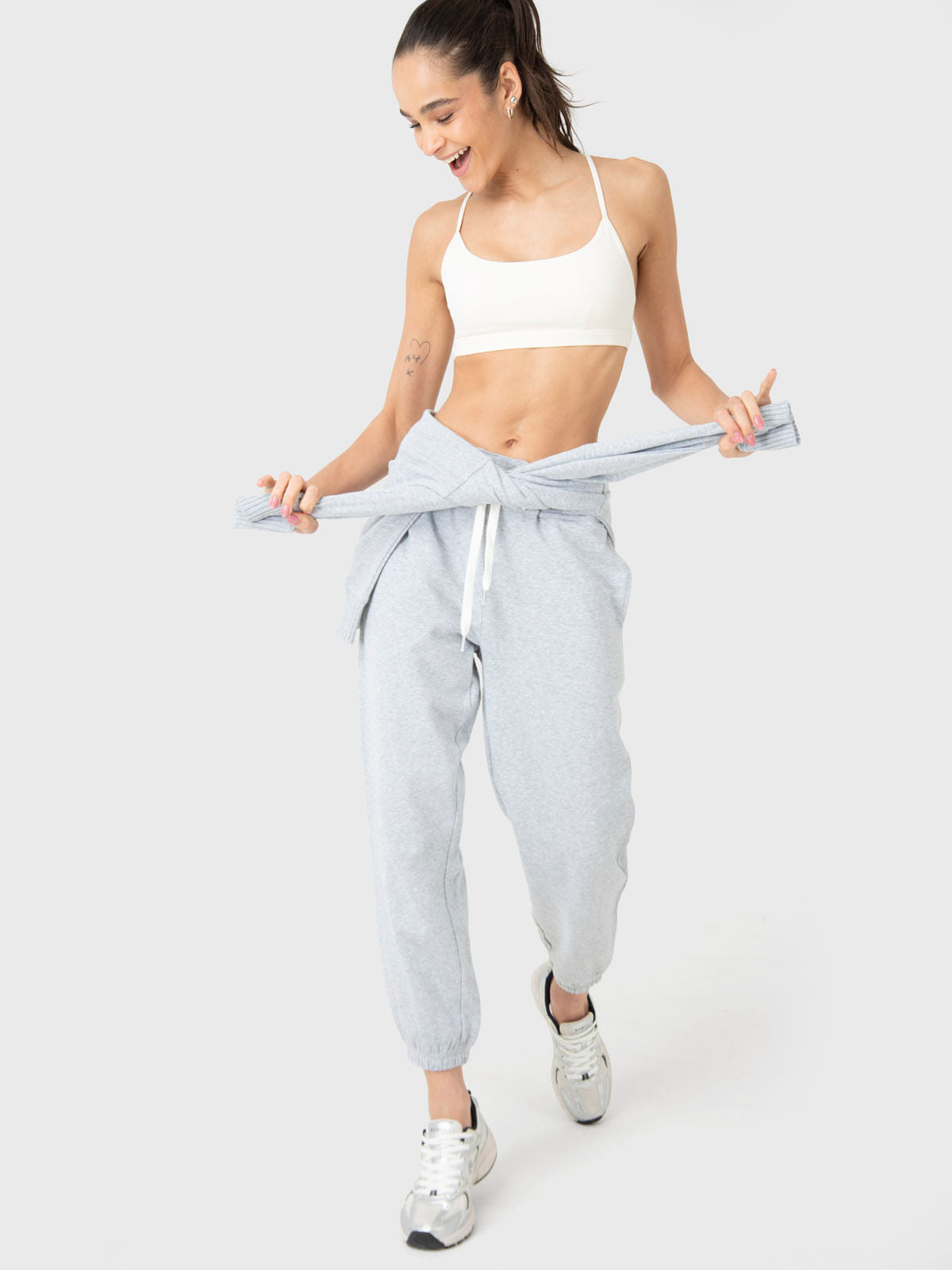 Pantalón  Mujer Lia Gris Bsoul