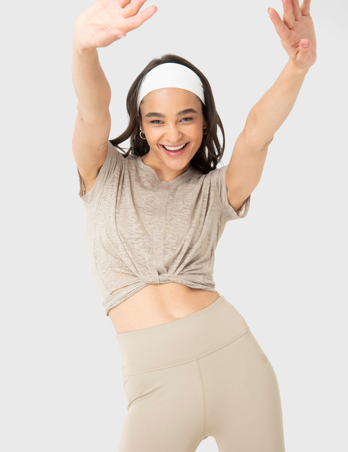 Polera Mujer Luna Azul Beige Bsoul