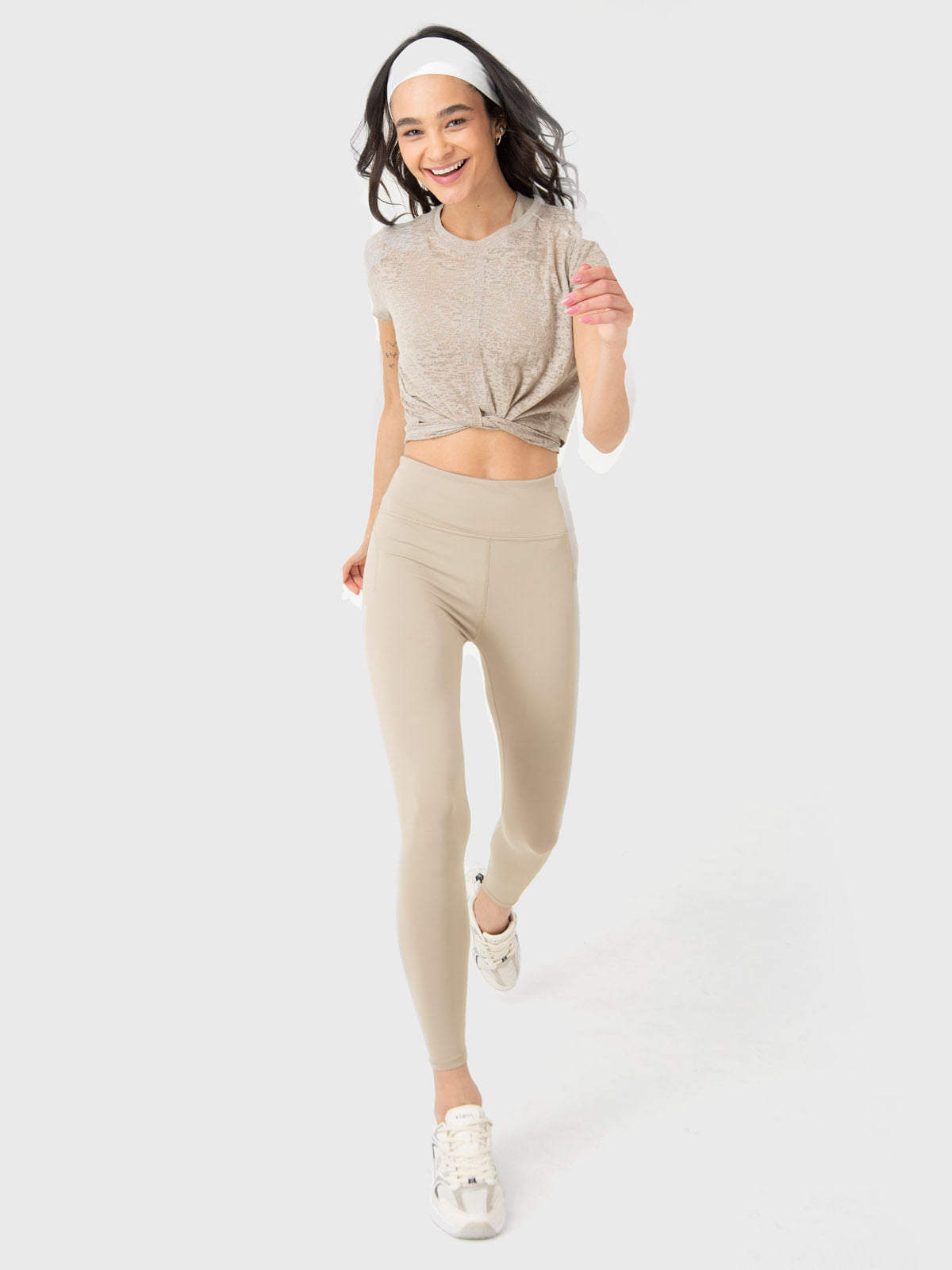 Polera Mujer Luna Azul Beige Bsoul