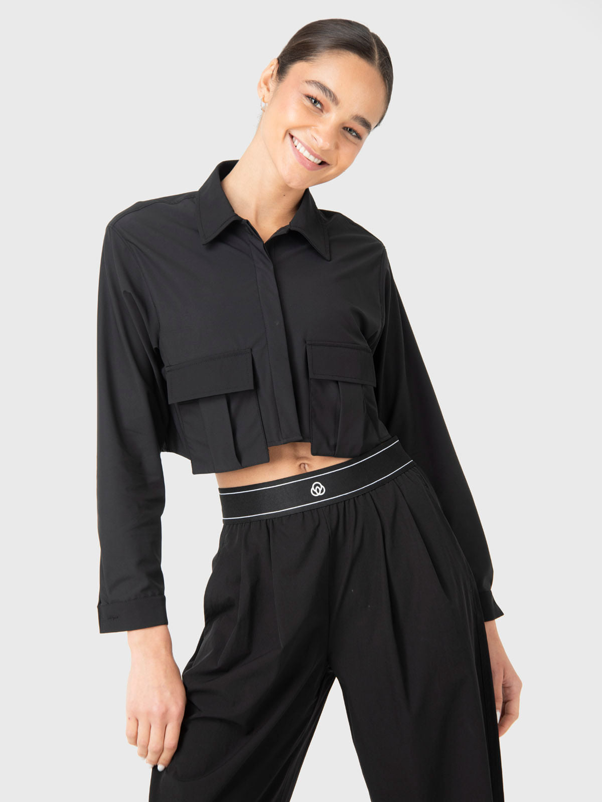 Blusa Mujer Domi Negro Bsoul