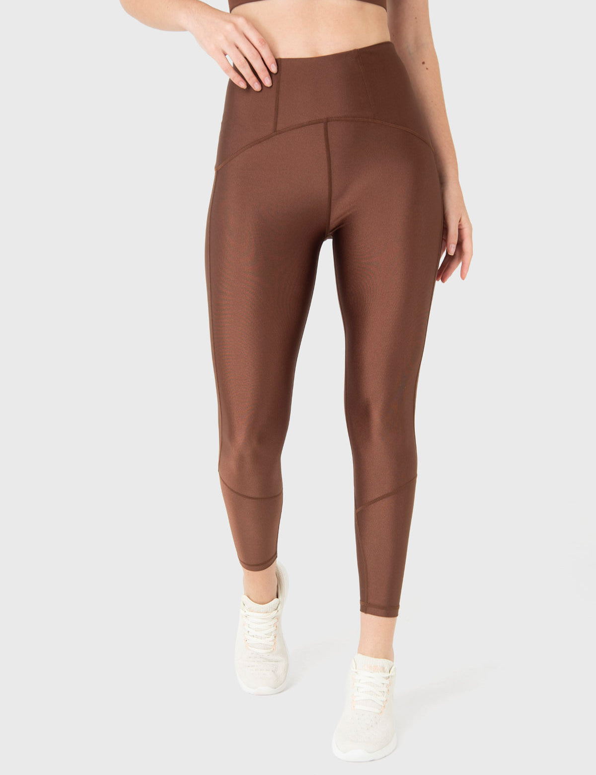 Calza Mujer Shimmer Café Oscuro Bsoul