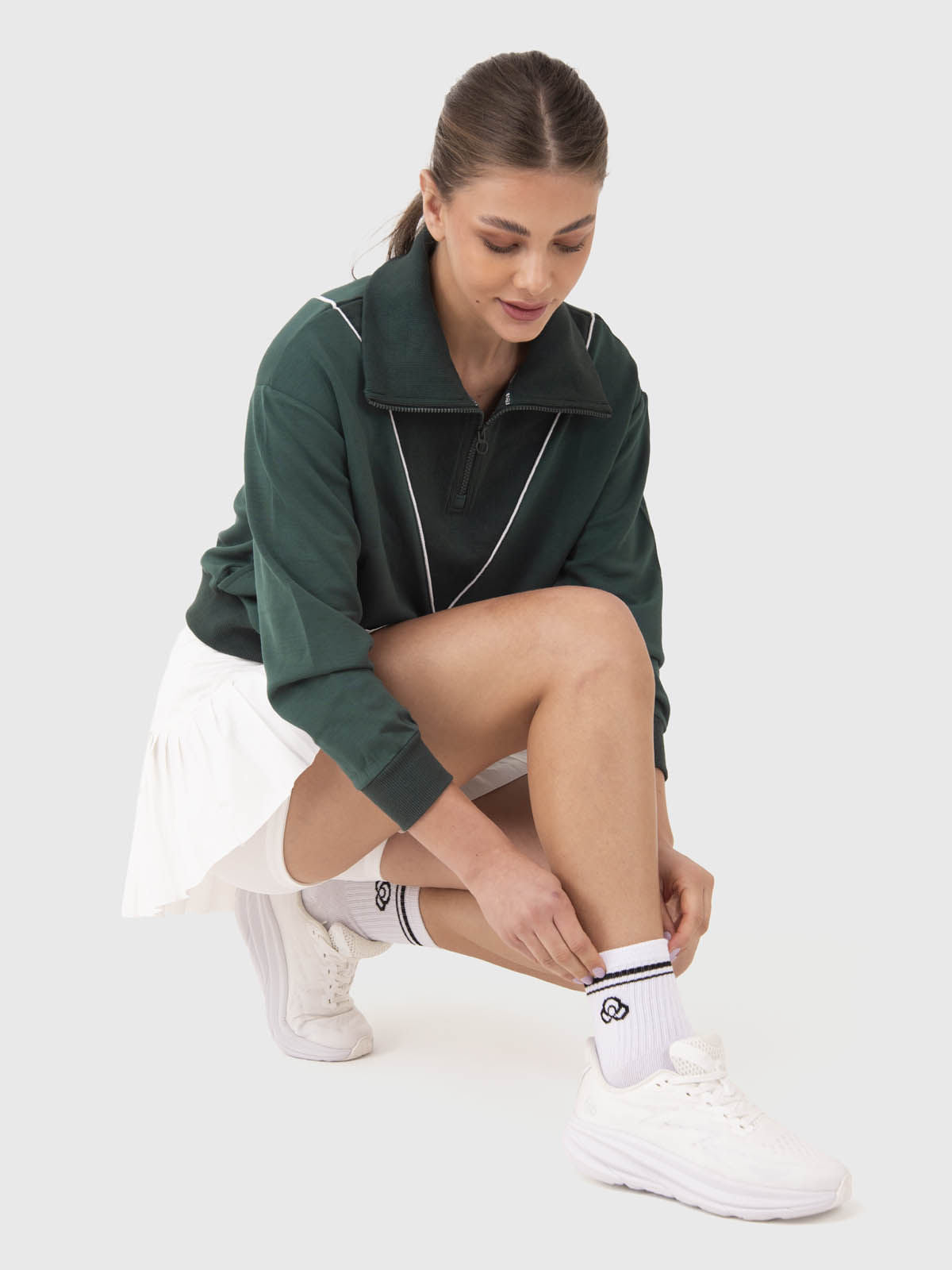 Poleron Mujer Court Verde Bsoul