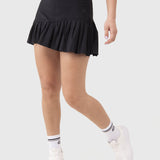 Falda Mujer Plisada Negra Bsoul