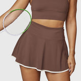 Falda Mujer Agatha Café Bsoul