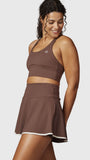 Falda Mujer Agatha Café Bsoul