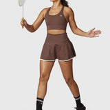 Falda Mujer Agatha Café Bsoul