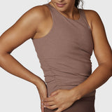 Polera Mujer Modal Tank Aloe Café Claro Bsoul